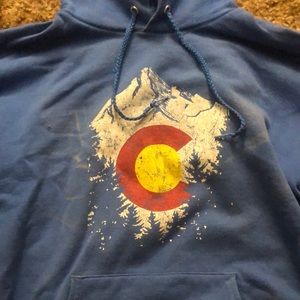 blue colorado hoodie